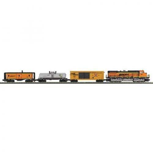 O-27 Dash-8 Freight Set w/PS3, BNSF