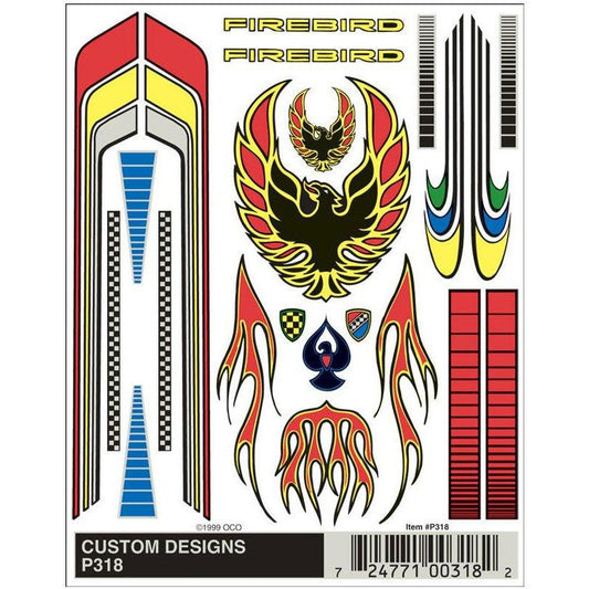 318 Dry Transfer Decals, Custom Designs