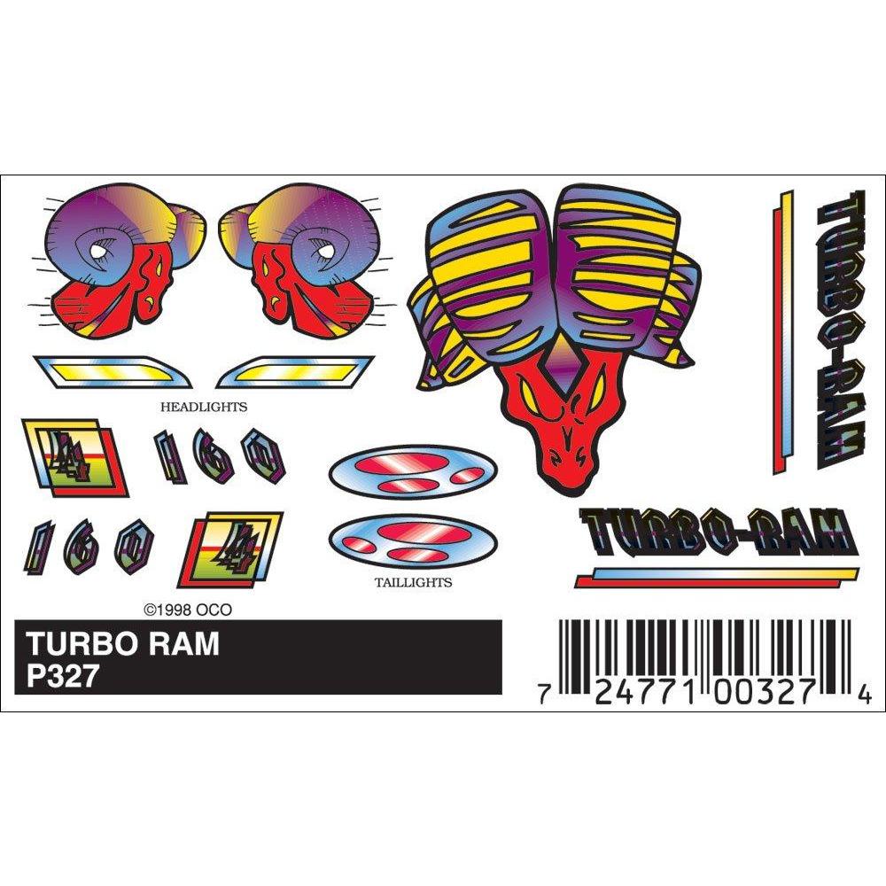 327 Stick-On Decals, Turbo Ram