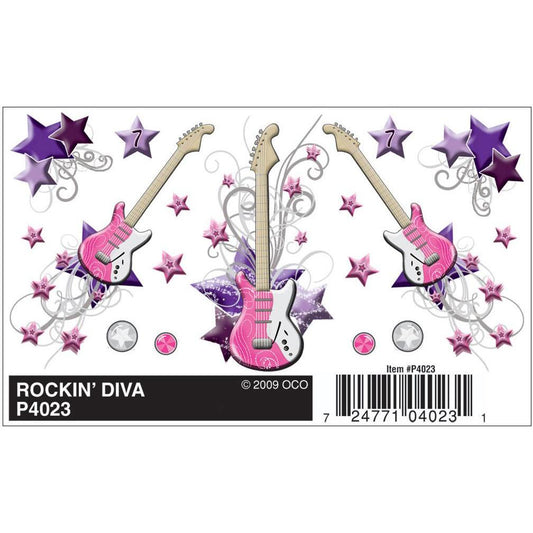 4023 Dry Transfer Decals, Rockin' Diva