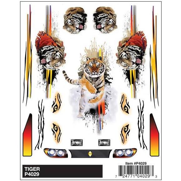 4029 Dry Transer Decals, Tiger