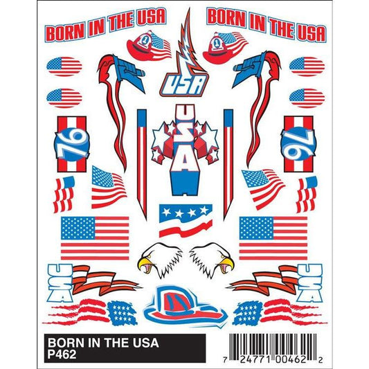 462 Stick-On Decals, Born in the USA