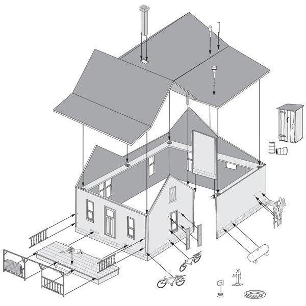 PF5206 N KIT Country Cottage