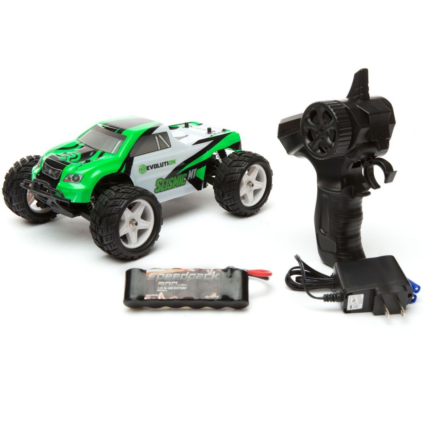 1/18 Seismic 4WD Monster Truck RTR Green/White