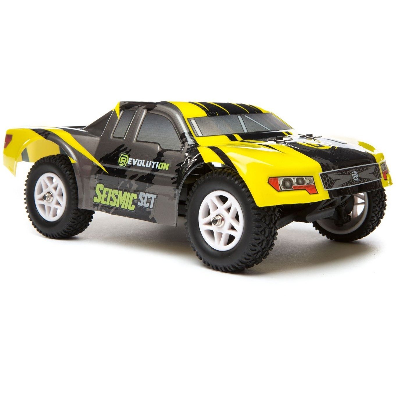 Seismic 1/18 4WD Short CourseTruck RTR, Yellow/Blk