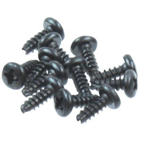 S003 Round Head Self Tapping Screw 3*8 12 PCS