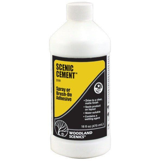 S191 Woodland Scenics Scenic Cement 16 Fluid Oz