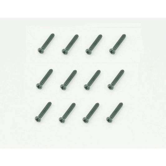 S201 Round Head Self Tapping Screw 2.6*25mm (12P)