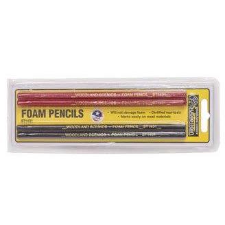 ST1431 Foam Markers, Red/Black (2 each)