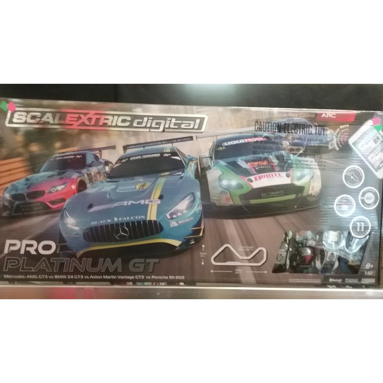 C1374 Scalextric Digital Pro Platinum GT Slot Car Set - Swasey's Hardware & Hobbies