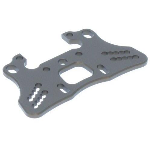TMS-02 Machined Aluminum Front Shock Tower (Gunmetal)