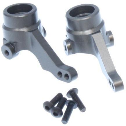 TMS-07 Machined Aluminum Steering Knuckle (1pr)(Gunmetal)