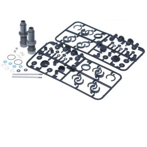 TMS-14 Machined Aluminum Rear Shock Set (Gunmetal) *Oil NOT Included*