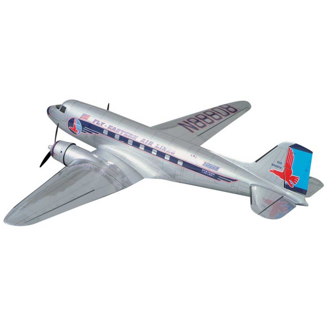 TOPA0500 Douglas DC-3 Twin GP Kit .25-.40 (2),82.5"