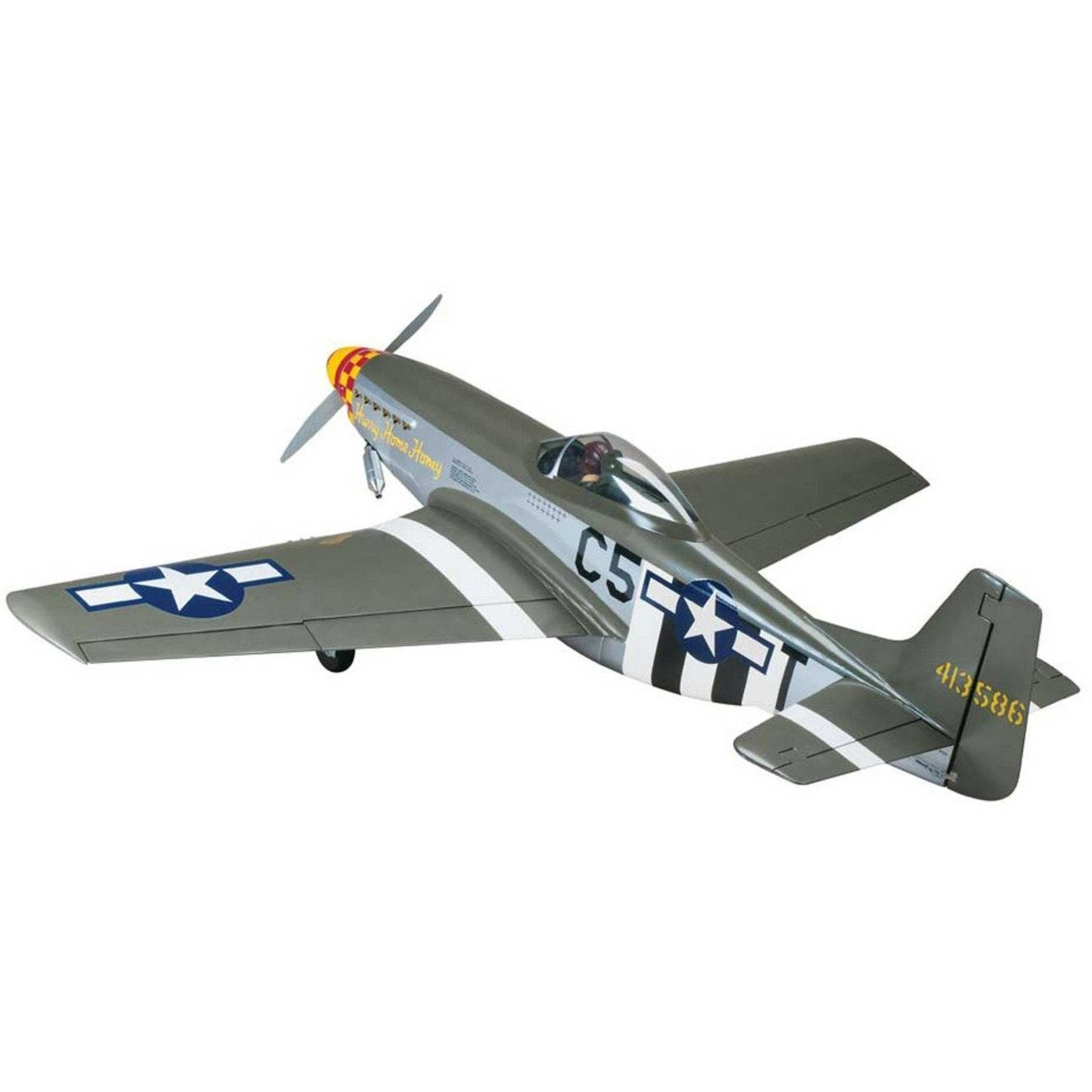 TOPA0950 1/7 P-51D Mustang 60 GP ARF w/Retracts 64.5"