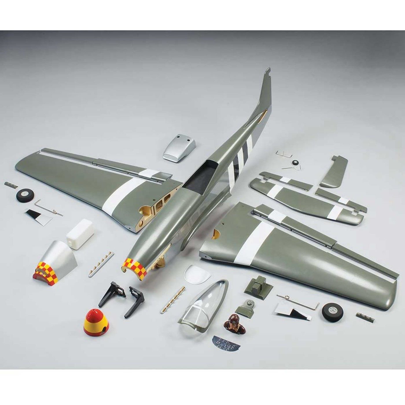 TOPA0950 1/7 P-51D Mustang 60 GP ARF w/Retracts 64.5"
