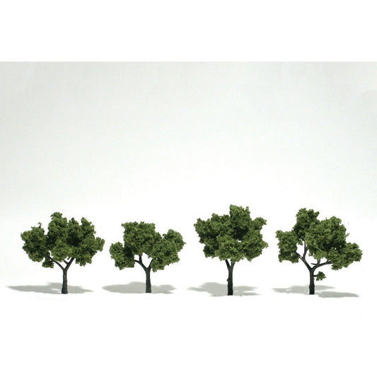 TR1503 Ready-Made Tree, Light Green 2-3" (4)