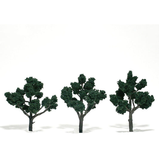 TR1511 Ready-Made Tree, Dark Green 4-5" (3)