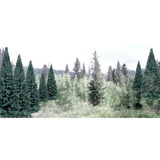 TR1587 Ready Made Trees Value Pack, Blue Spruce 2-4" (18)