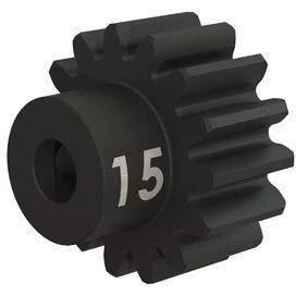 3945X Gear, 15-T pinion (32-p), heavy duty (machined, hardened steel)/ set screw