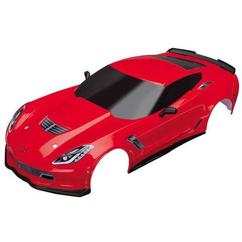 8386R Body, Chevrolet Corvette Z06, red (painted, decals applied)