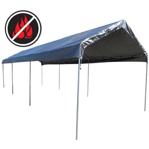 Valance Roof Fire Retardant Silver Tarp-Choose Your Size
