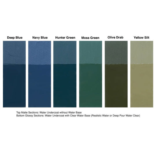 CW4534 Woodland Scenics Water Undercoat  Olive Drab 4 Fluid Oz