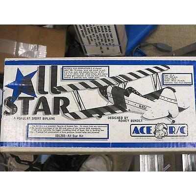 VINTAGE ACE R/C ROMEY BUKOLT 50L205 ALL STAR KIT SPORT BIPLANE - MODEL BIPLANE