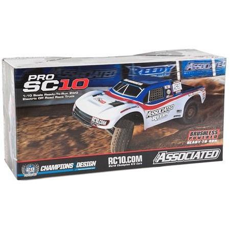 Team Associated ProSC10 1/10 RTR 2WD Short Course Truck (AE Team)
w/2.4GHz Radio