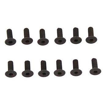 BS502-028 Flat Head Machined Thread Hex Screw 3x8mm