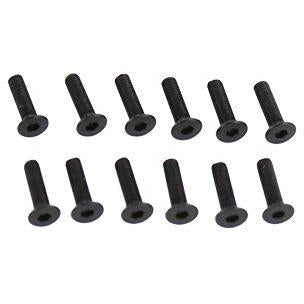 BS502-029 Flat Head Machined Thread Hex Screw 3x12mm
