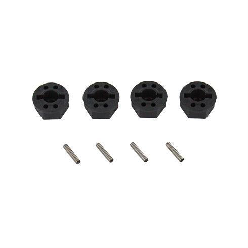 BS903-012 Plastic Wheel Hex w/ Pin (4pcs ea.)