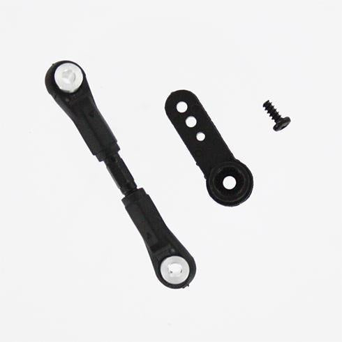 BS903-037 Steering Servo Horn and Linkage