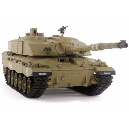 2.4Ghz Radio Remote Control 1/16 British Challenger 2 RC Airsoft Battle Tank w/S