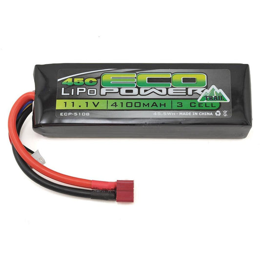 EcoPower "Trail" 3S LiPo 45C Battery Pack (11.1V/4100mAh)