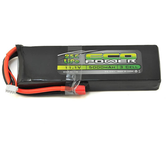 EcoPower "Electron" 3S LiPo 25C Battery (11.1V/5000mAh)