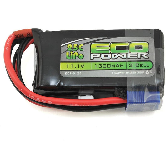 EcoPower "Electron" 3S LiPo 25C Battery (11.1V/1300mAh)