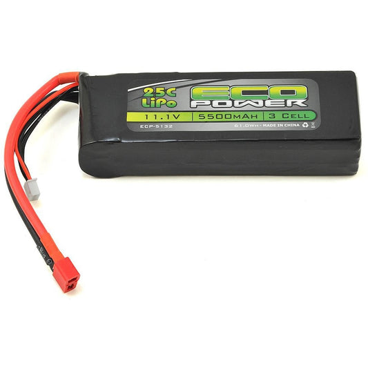EcoPower "Electron" 3S LiPo 25C Battery (11.1V/5500mAh)