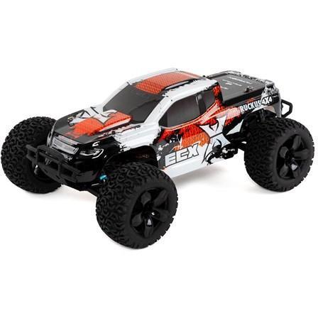 ECX Ruckus 1/10 4WD RTR Electric Monster Truck (Orange/White)
w/STX2 2.4GHz Radio
