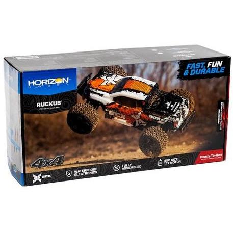 ECX Ruckus 1/10 2WD RTR Electric Monster Truck (Green/Blue)
w/STX2 2.4GHz Radio