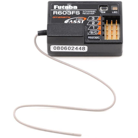 Futaba R603FS FASST 3-Channel 2.4Ghz Receiver