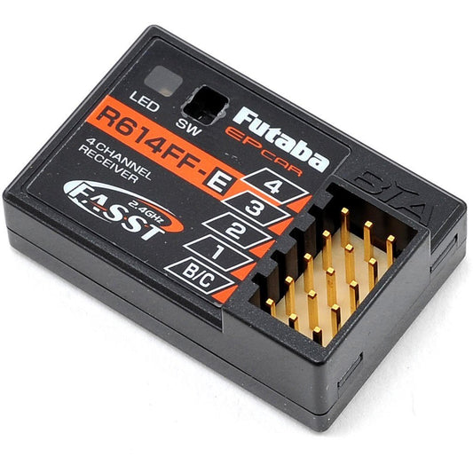 Futaba R614FF-E FASST 4-Channel 2.4Ghz Receiver