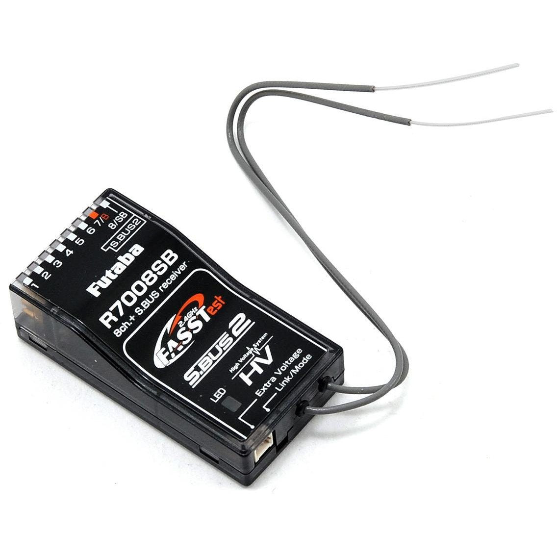 Futaba R7008SB 2.4Ghz FASSTest 8-Channel High Voltage Receiver (18MZ)