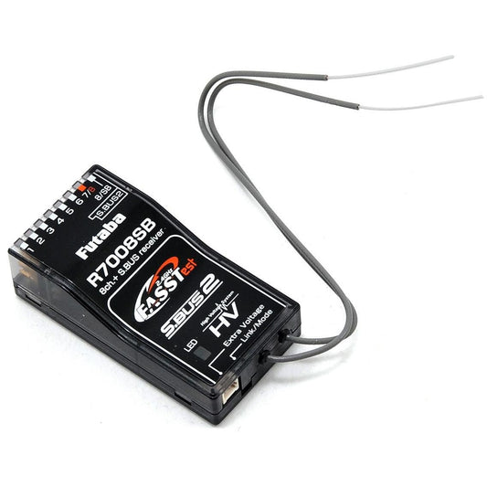 Futaba R7008SB 2.4Ghz FASSTest 8-Channel High Voltage Receiver (18MZ)