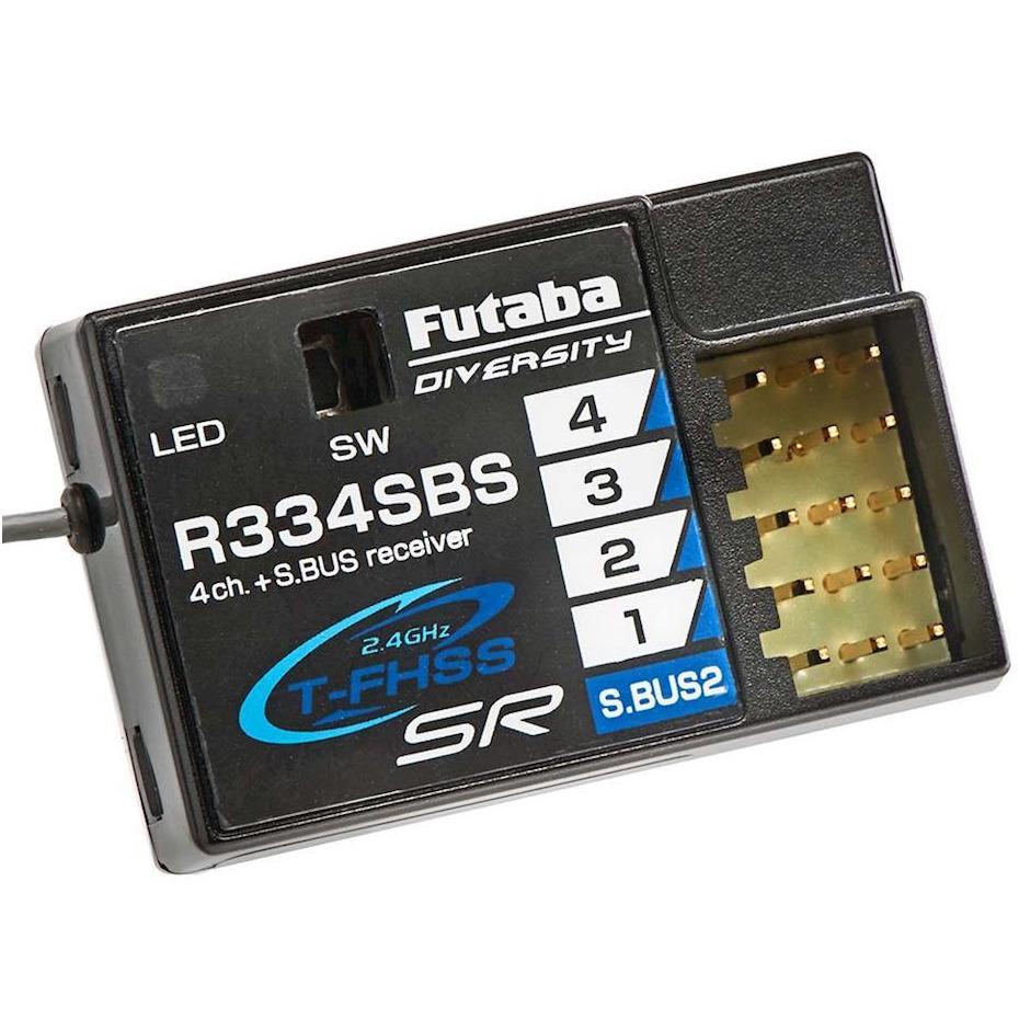 Futaba R334SBS TFHSS SR S.Bus2 HV 4-Channel 2.4GHz Receiver
