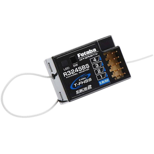 Futaba R324SBS T-FHSS 4-Channel S.Bus2 Telemetry 2.4GHz Receiver