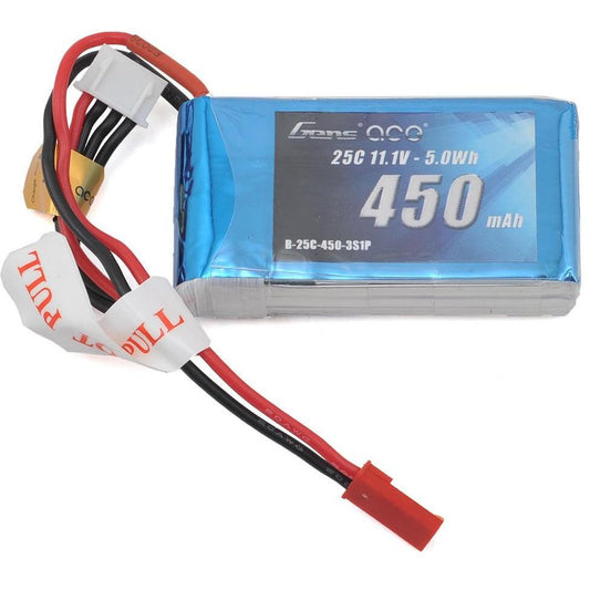 Gens Ace 3s LiPo Battery 25C (11.1V/450mAh)