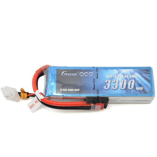 Gens Ace 4s LiPo Battery 45C (14.8V/3300mAh)
