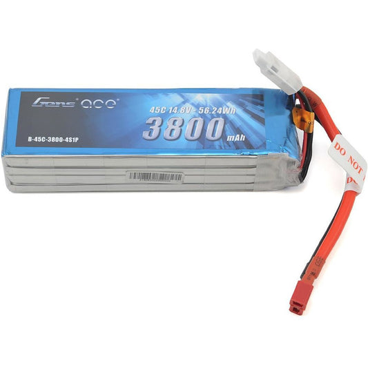 Gens Ace 4s LiPo Battery 45C (14.8V/3800mAh)