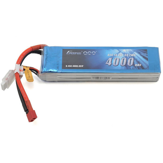 Gens Ace 4S LiPo Battery 45C (14.8V/4000mAh)